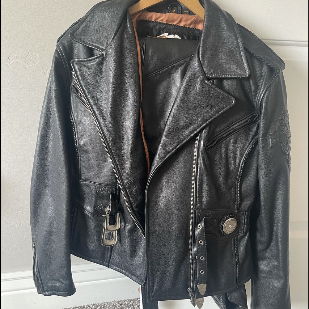Harley Davidson Leather Jacket & Chaps